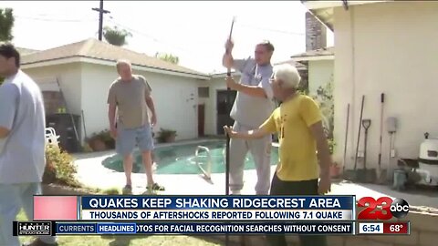 Earthquake Aftermath: Community pulling together to help each other recover after the two major Ridgecrest earthquakes