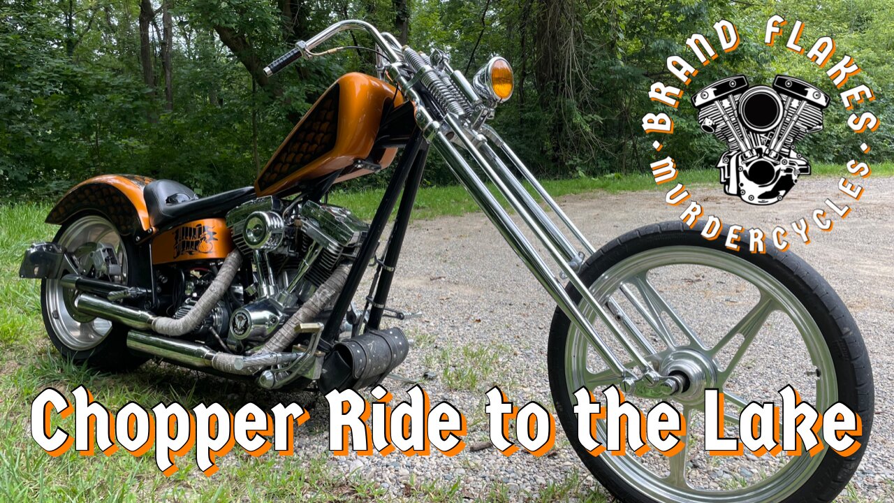 Harley Davidson Chopper Ride to Lake Hudson