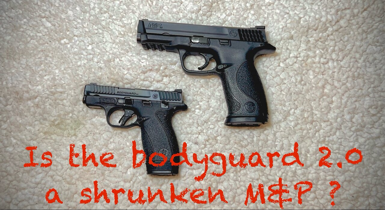 Is the Smith and Wesson Bodyguard 2.0 just a shrunken M&P pistol?