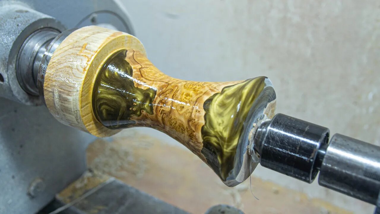 Woodturning – Golden Burl Beauty