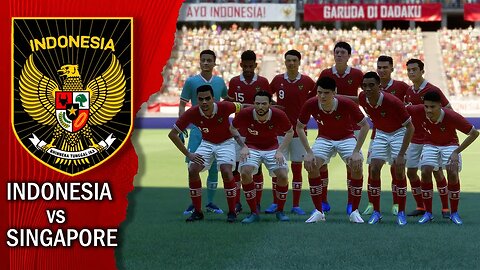 Uji Coba 2023 | Indonesia vs Singapore | Fifa 22 Gameplay