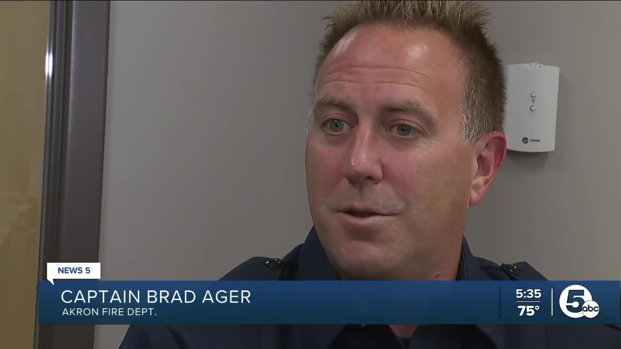Akron firefighter given EMS Distinguished Service Award for saving 5-year-old