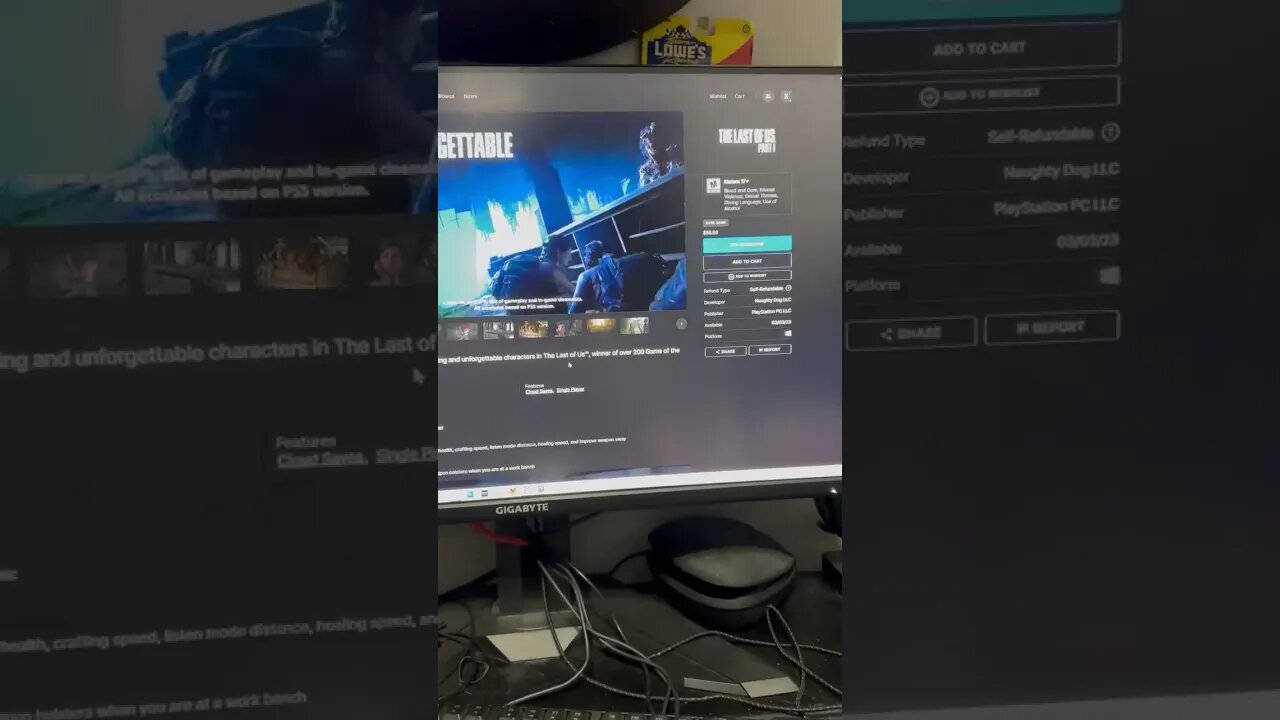 THE LAST OF US IS GOMING TO PC GET HYPED