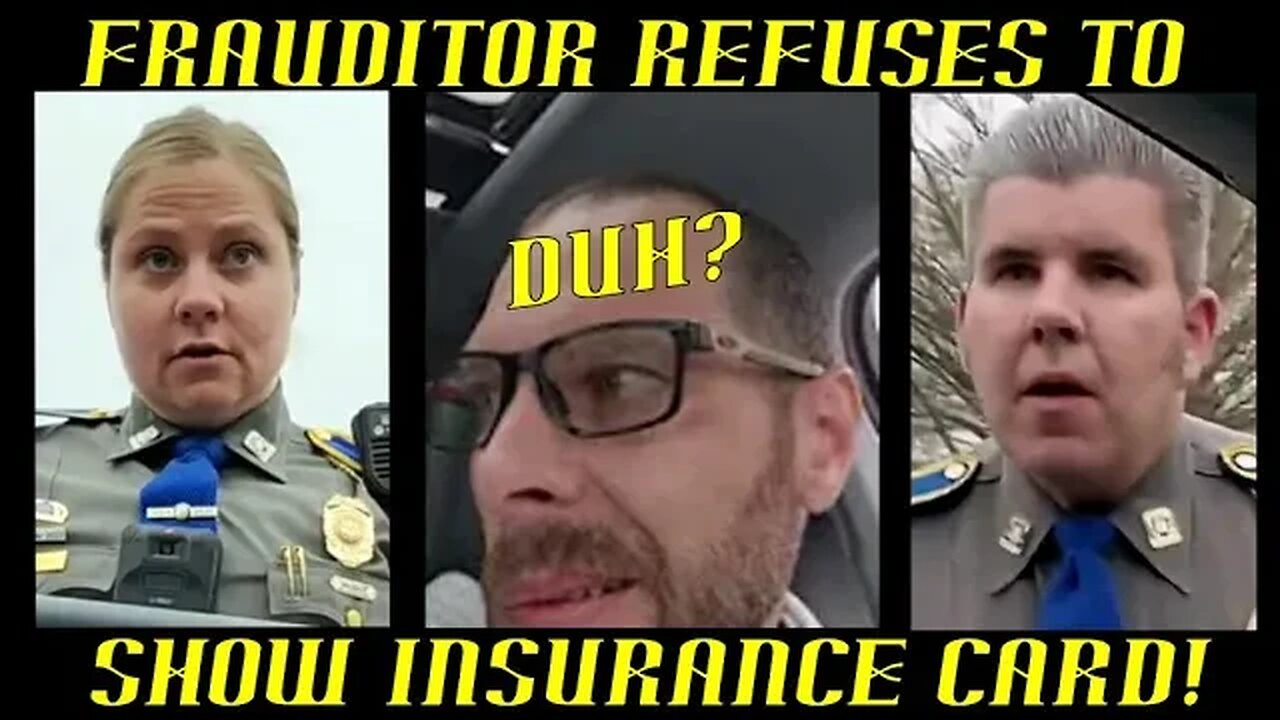 Frauditor Refuses to Cooperate With Cops & Gets Two Traffic Citations!