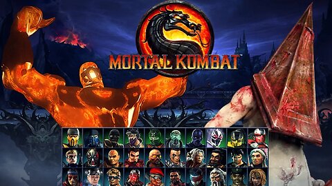 Mortal Kombat 9 - Expert Tag Ladder (Blaze and Pyramid Head) - Gameplay @(1080p)