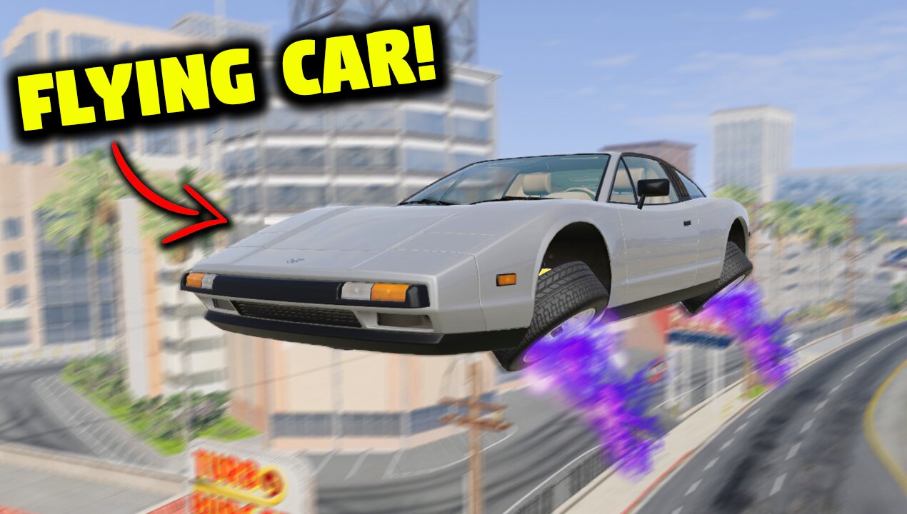 This Mod Lets You Fly ANY Car in BeamNG!