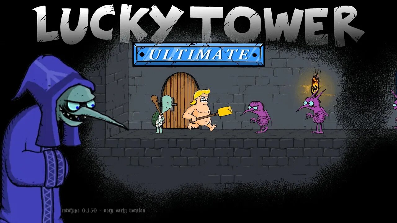 Lucky Tower Ultimate - Naked & Somewhat Afraid