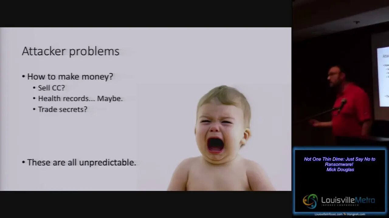 Not One Thin Dime Just Say No to Ransomware Mick Douglas