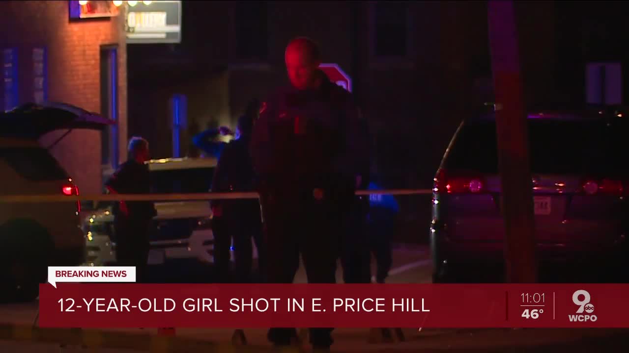 12-year-old girl shot while sitting in East Price Hill apartment