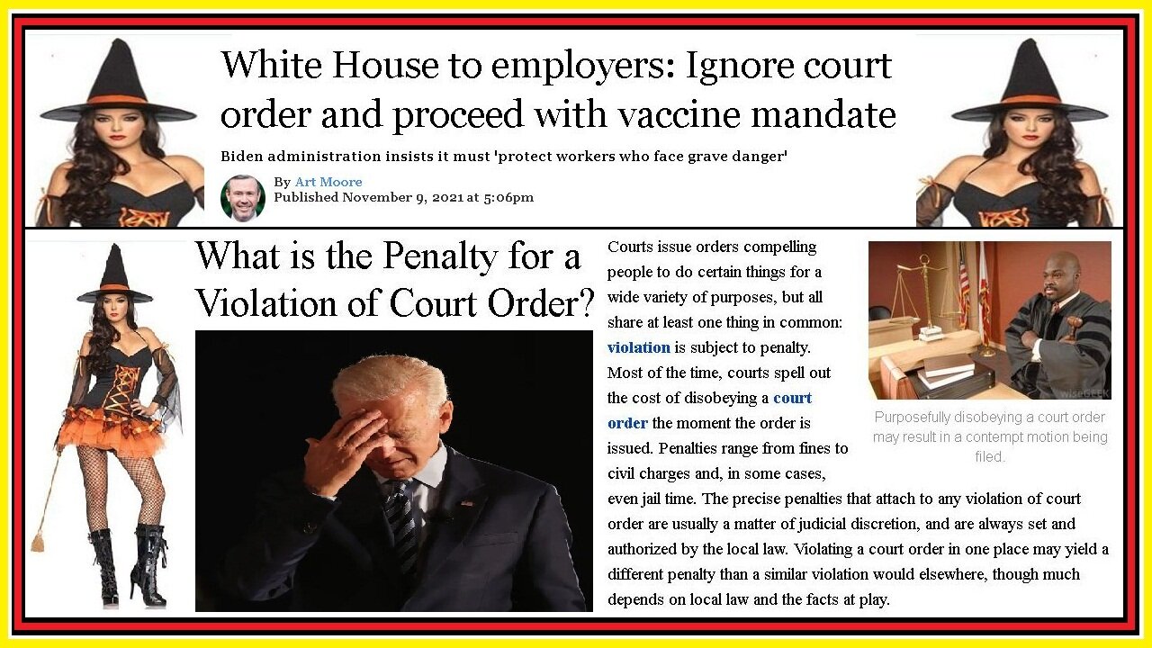 biden violates a court order & must be arrested