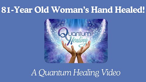 81-Year Old Woman Gets Her Hand/Thumbs BACK!