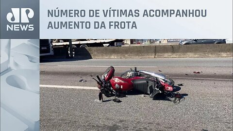 Morte de motociclistas sobe quase nove vezes em 25 anos no Brasil
