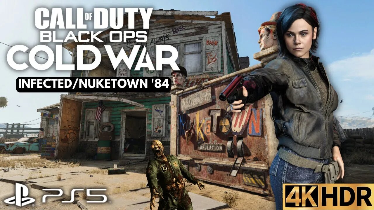 Call of Duty: BOCW Multiplayer Infected on Nuketown '84 | PS5, PS4 | 4K HDR (No Commentary Gameplay)