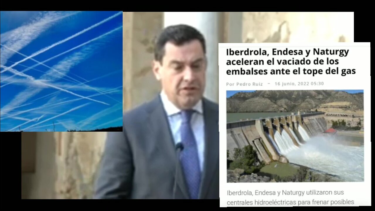 Juanma Moreno (Presidente de Andalucía) Desabastecimieno de agua para invierno 2022