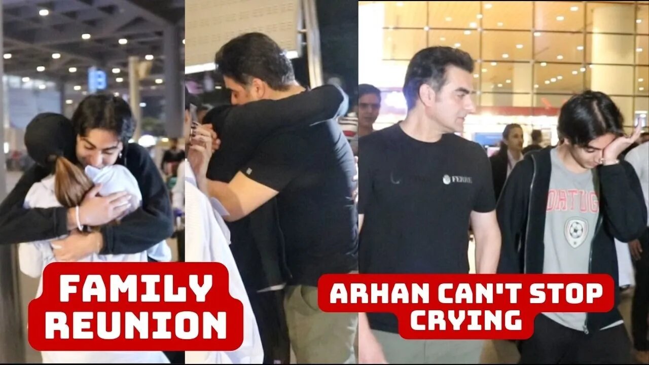 Heart Touching Family Reunion | Malaika Arora, Arbaaz Khan Received Arhaan At Airport