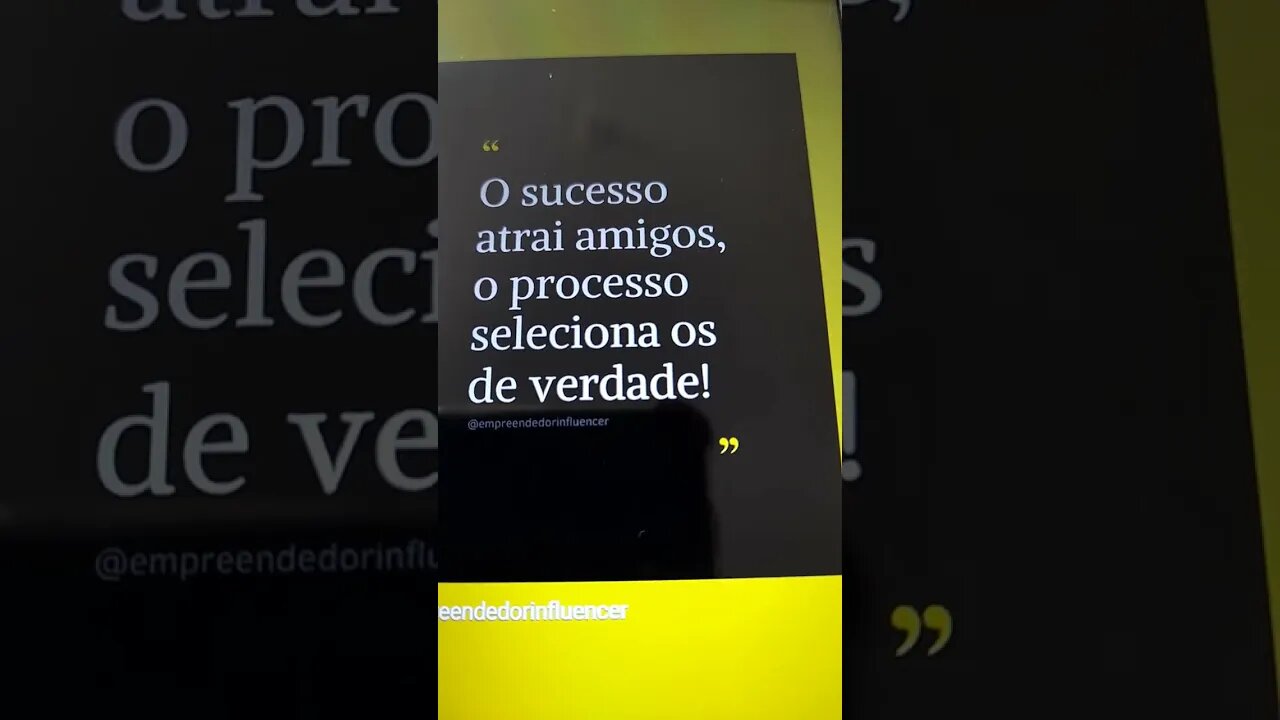 O sucesso e o processo