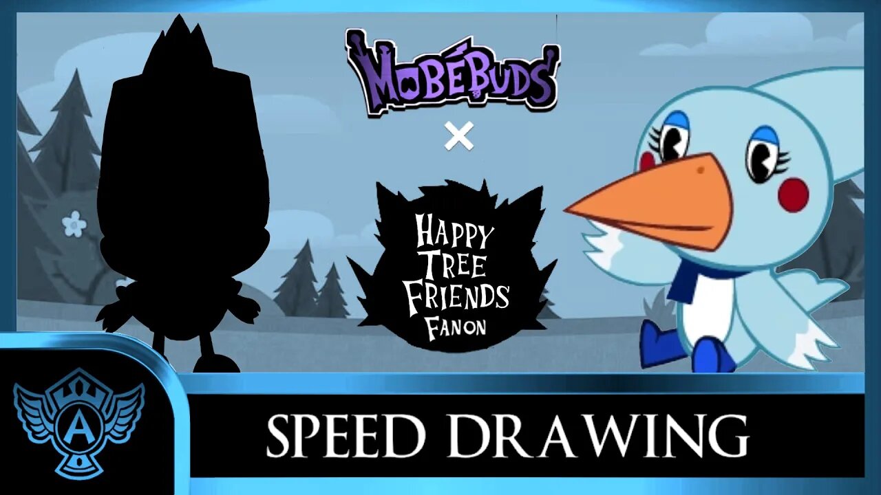 Speed Drawing: Happy Tree Friends Fanon - Wintry | Mobebuds Style