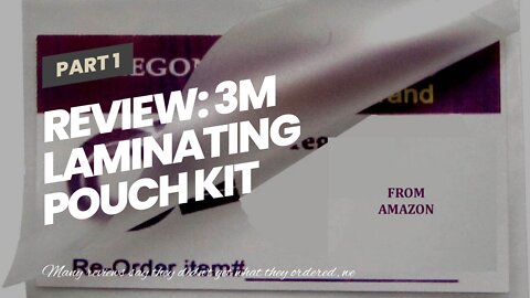 Review: 3M Laminating Pouch Kit with All Varieties of Laminating Pouche (1)