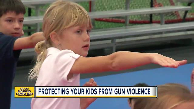 Kids learn how to handle active shooter scenario