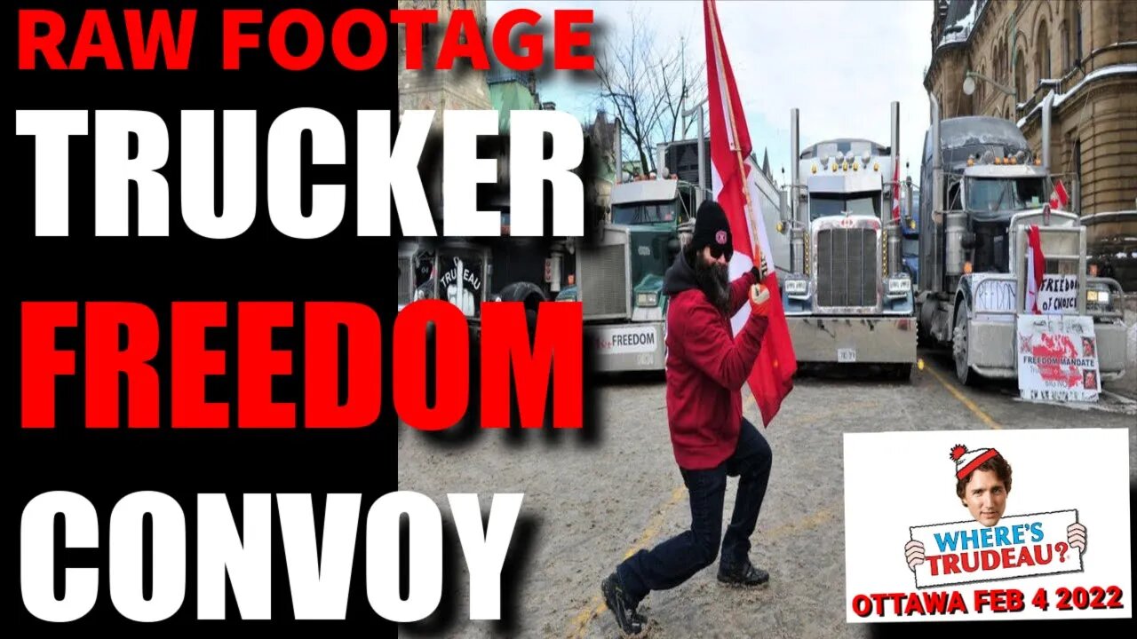 🔴LIVE: RAW FOOTAGE Canada Trucker Freedom Convoy 2022