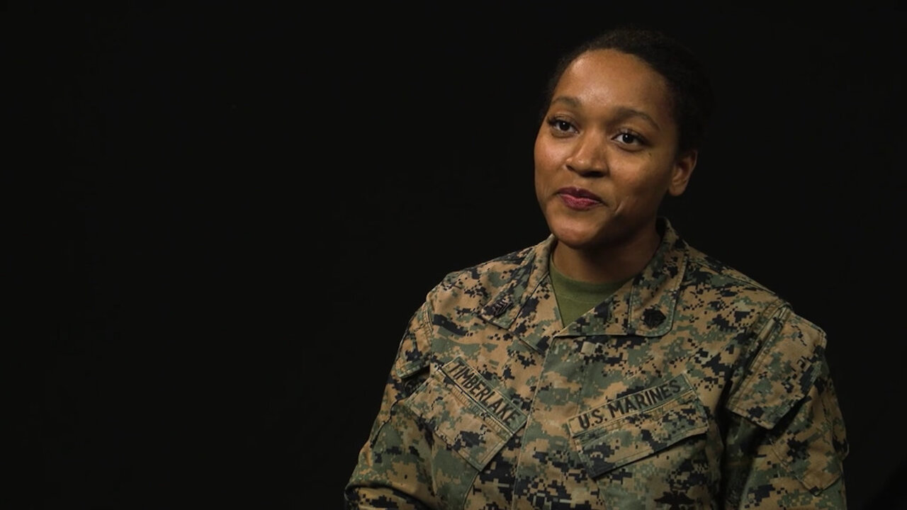 U.S Marine Corps Sgt. Hope Timberlake The 'Why' Behind Me