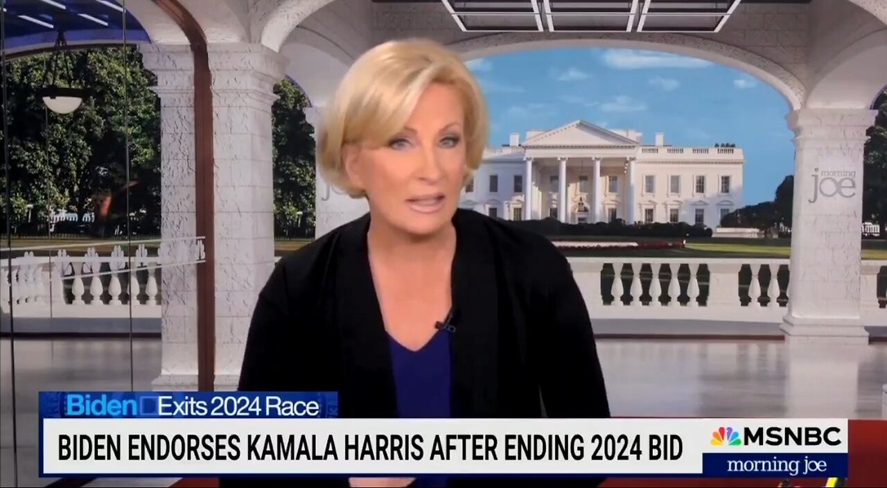 MSNBC's Mika Is Sad Biden Was Forced To Drop Out