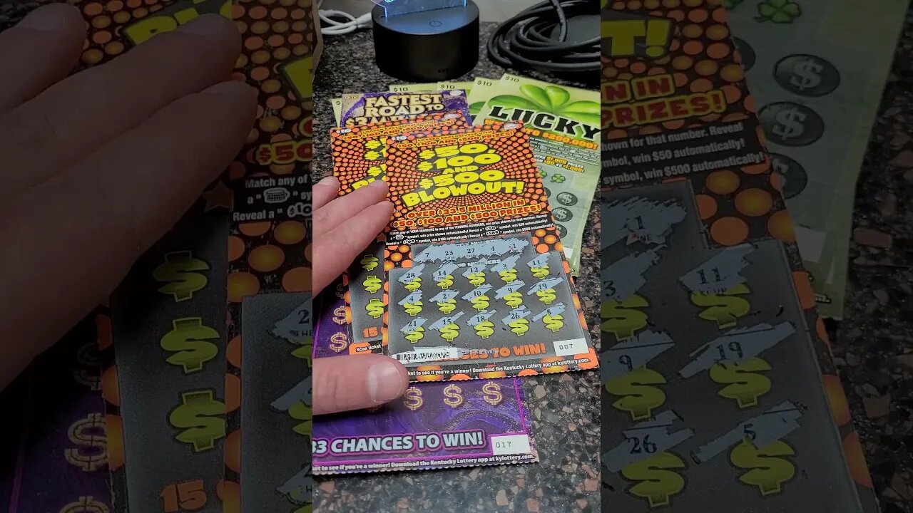 $500 Blowout Scratch Off Lottery Ticket Winner! #lottery