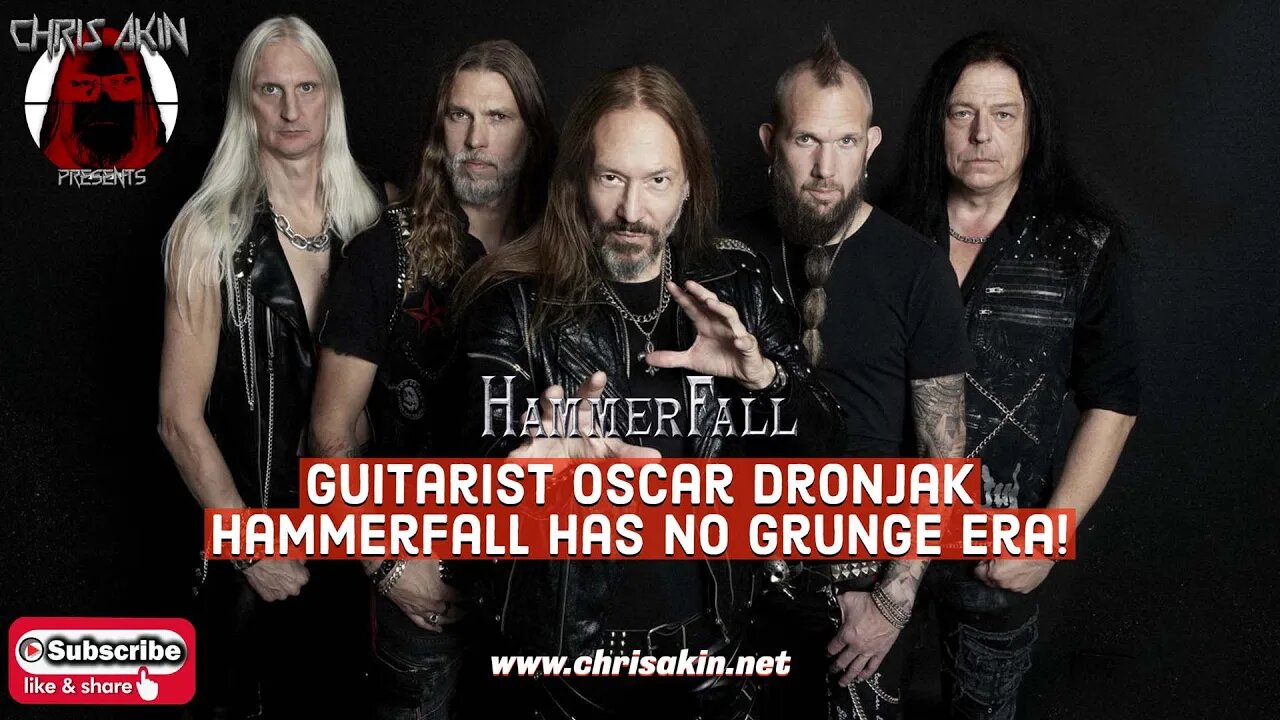 CAP | Guitarist Oscar Dronjak: Hammerfall Have No Grunge Era