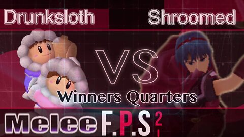 Drunksloth (Ice Climbers) vs. IMT|Shroomed (Marth) - Melee Winners Quarters - FPS2