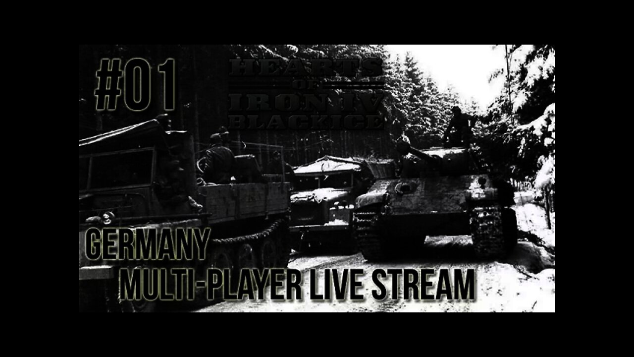 Hearts of Iron 4 - BICE Germany Multiplayer Live Stream 01