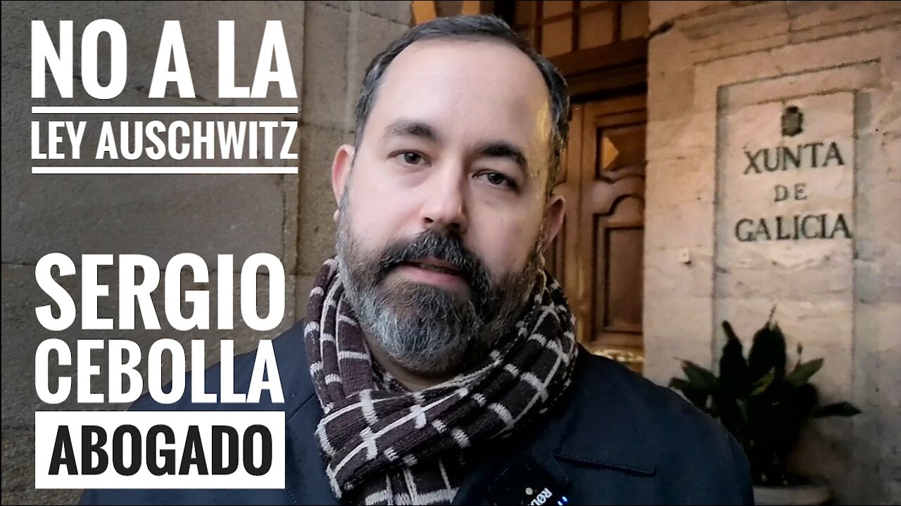 Sergio Cebolla "No a la Ley Auschwitz"