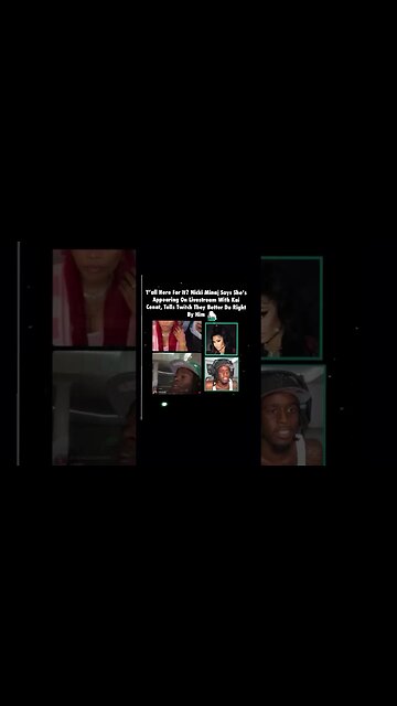 #nickiminaj announces she will be on #kaicenat twitch !