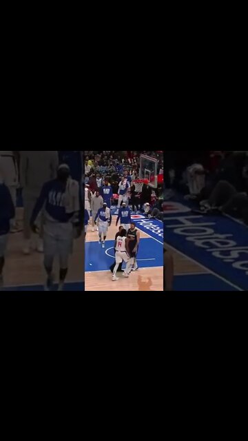 Luka and Mann almost fight #nba #shorts