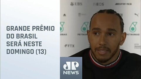 Lewis Hamilton diz que torce para que corrida de Fórmula 1 ajude a unir os brasileiros