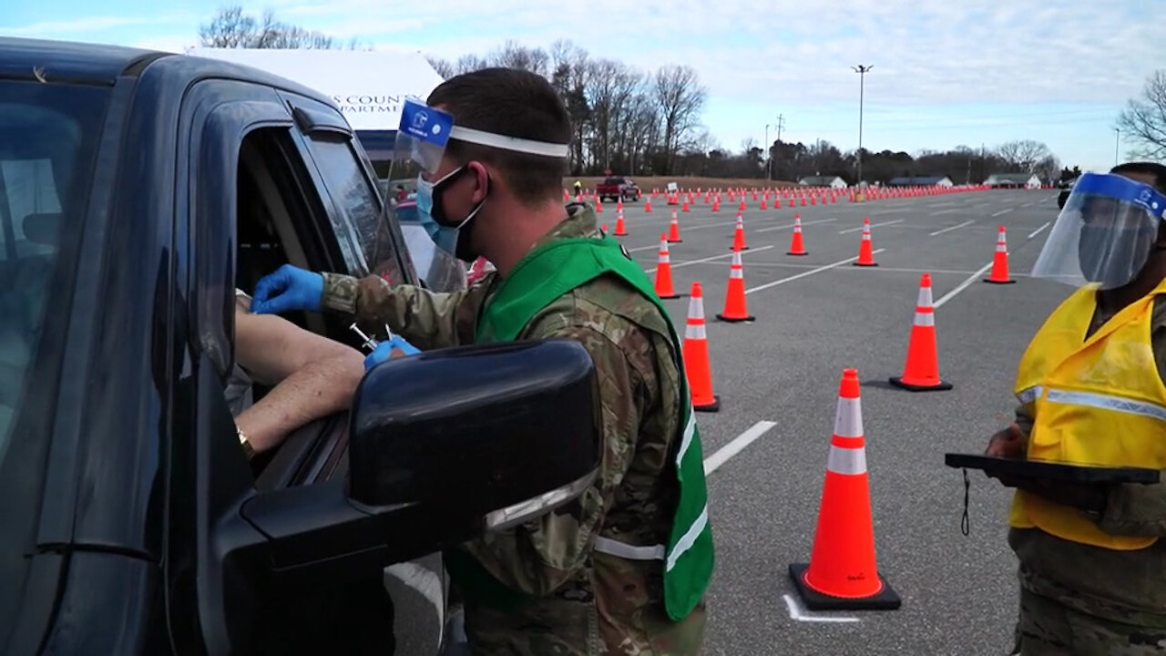 Broll - Hollywood, MD, receives Guard's help in Vaccinating Marylanders