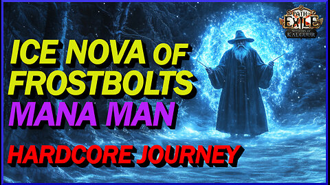 [POE 3.25] Hardcore Path of Exile Templar Ice Nova of Frostbolt Build - My Epic ManaMan Journey