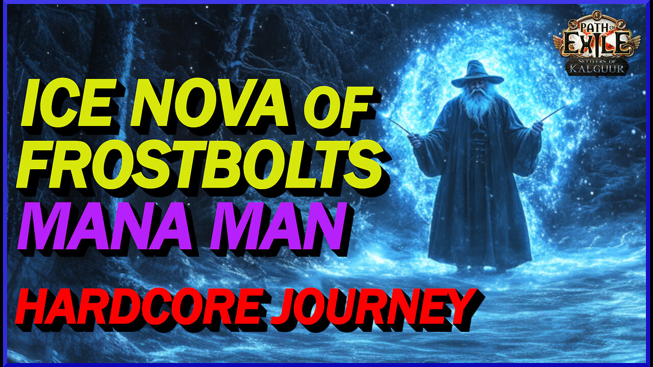 [POE 3.25] Hardcore Path of Exile Templar Ice Nova of Frostbolt Build - My Epic ManaMan Journey