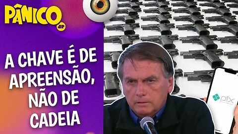 SE O ACESSO ÀS ARMAS FOSSE FÁCIL COMO O PIX A CRIMINALIDADE SERIA TRAÇO NO BRASIL? Bolsonaro explica