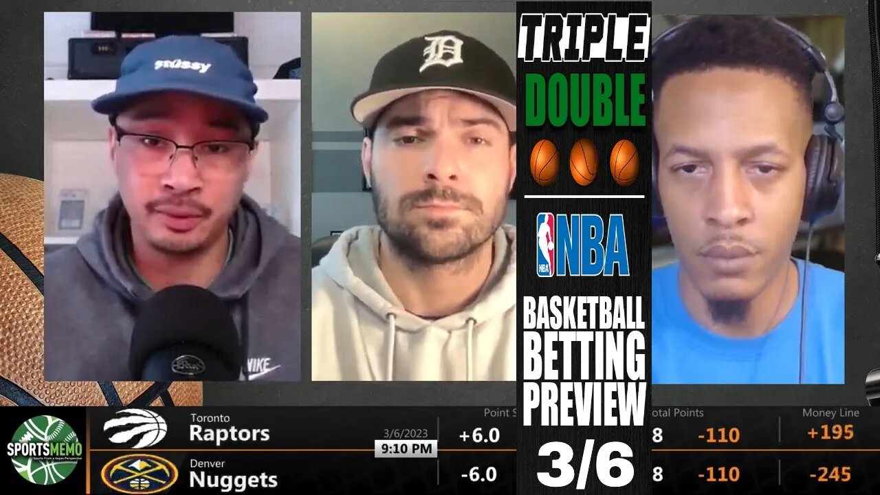 NBA Picks & Predictions | Hawks vs Heat | Raptors vs Nuggets | SM Triple-Double for March 6