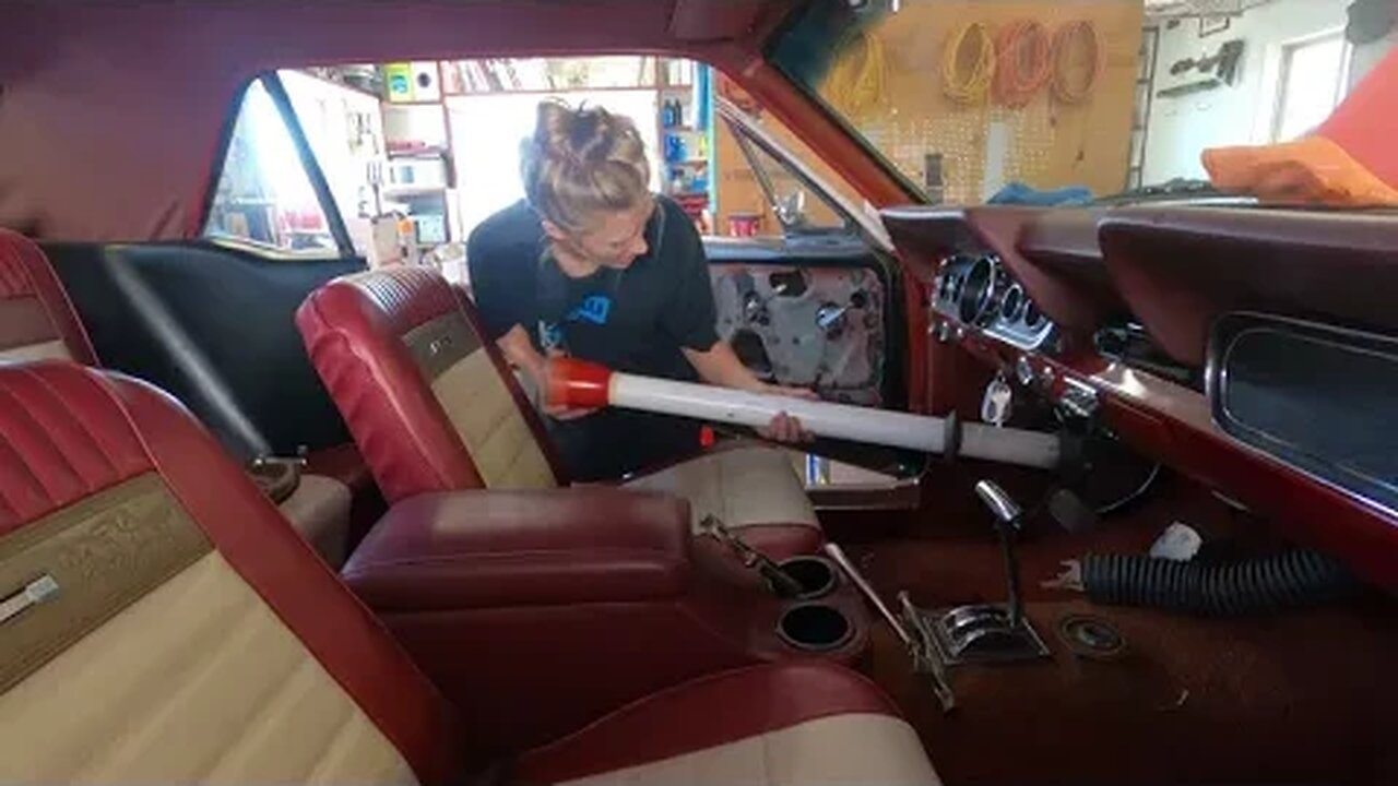 Chucking The Spear, 1 of 3 - Removing The Steering Column And Steering Gearbox From A 1966 Mustang