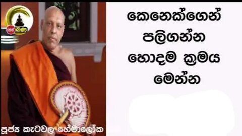 Ven. Katawala Hemaloka Thero | Best way to get revenge