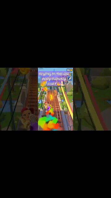 FLYING IN THE AIR PLAY SUBWAY SURF 💪