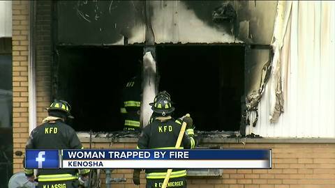 4 injured after fire breaks out at Kenosha apartment building