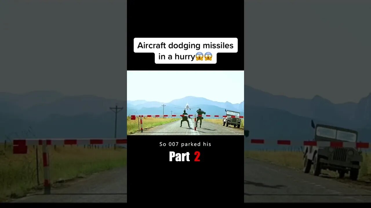 Aircraft dodging missiles in a hurry😱😱 #film #movie