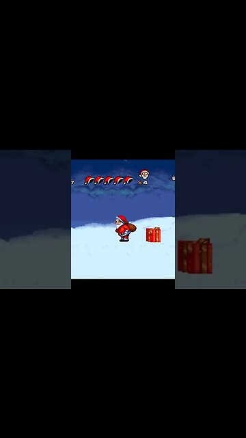 Jogo de Natal raro e Papai Noel bizarro #shorts