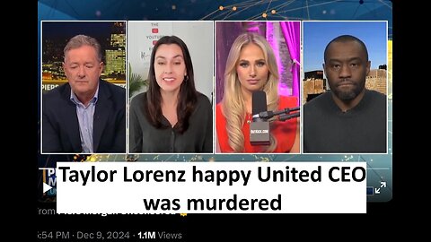 Taylor Lorenz says she felt joy that United CEO Brian was killed