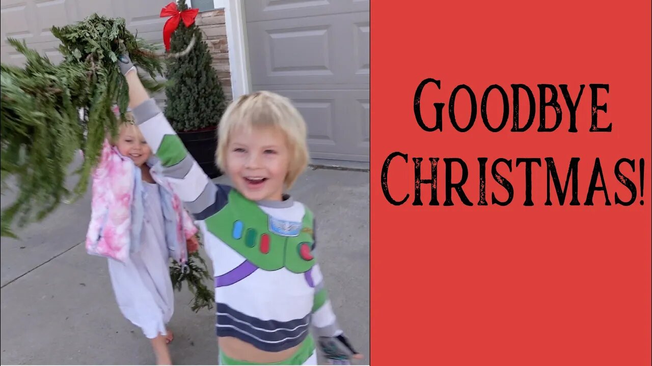 Taking Down Christmas Decorations | Large Family Style