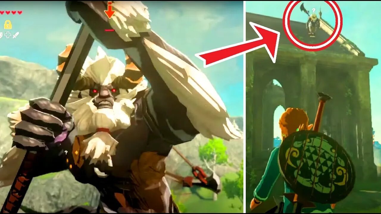 LYNEL on TOP of the TEMPLE of TIME? - this Breath of the Wild Randomizer is INSANE