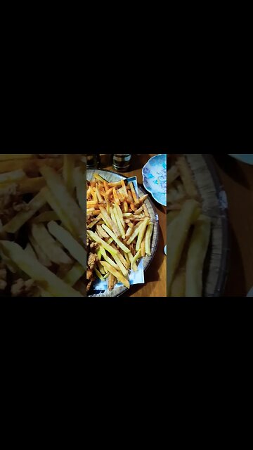 2nd roza ramadan 2023 aftari | popshot | French fries | pakora | fruits @CookingWithHira #ytshort