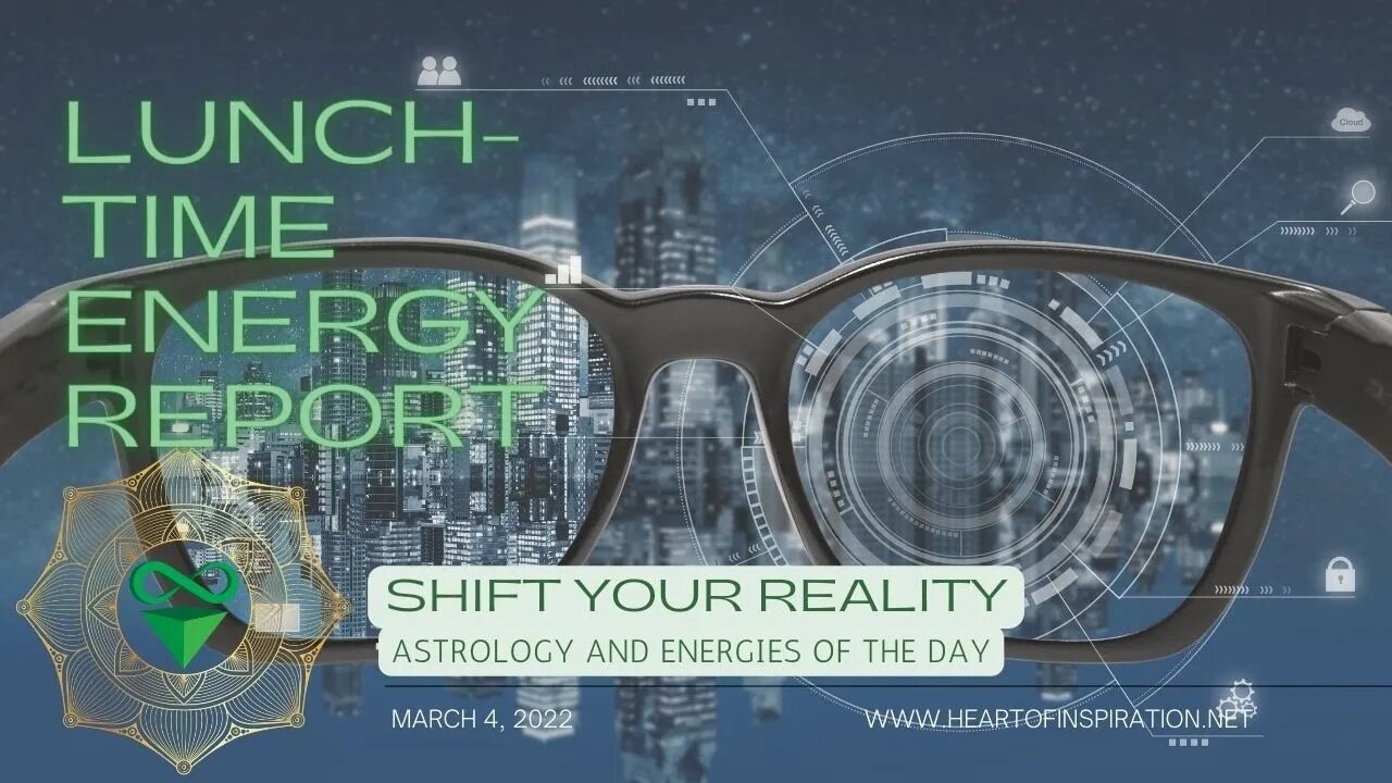 Lunchtime Energy Report 3-7-2022 | Time to Shift Your REALITY